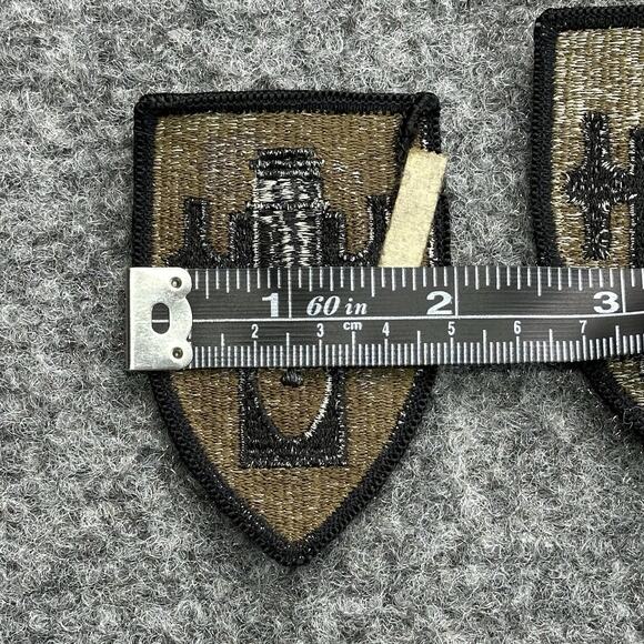 Field Artillery School OCP Class A Scorpion W2 Green Patch Pair - Lot Of (2) - Picture 5 of 5